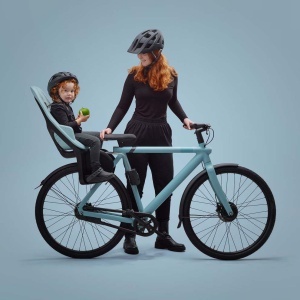 Scaun bicicleta copii THULE Yepp 2 Maxi cu montare pe spate - Midnight Black - Img 5