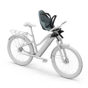 Scaun pentru copii, cu montare pe bicicleta in fata - Thule Yepp 2 Mini Front mounted, Mid Blue - Img 4