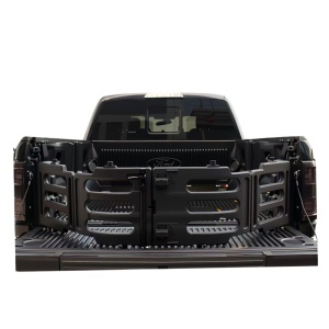 Separator Bena Pliabil ABS cu Cutie Depozitare, Grilaj Protecție Marfă, ISUZU D-MAX 2020+, EMD4X4 - Img 3