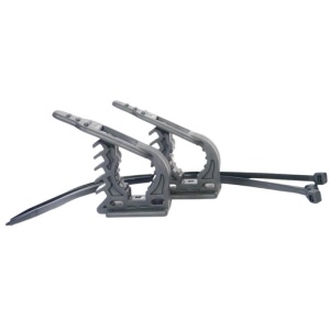 Set cleme (suporți) din cauciuc, universale, 22–31 mm, pentru prindere lanterne, topoare, scule sau accesorii auto și camping, Fitrub