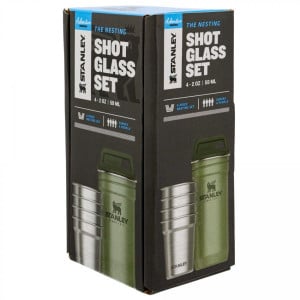 SET PAHARE DE SHOT CU RECIPIENT NEGRU ST10-01705-036 Stanley - Img 2