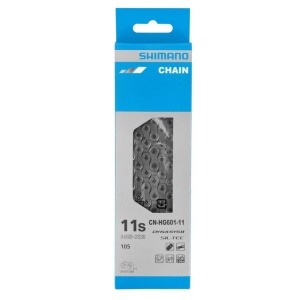 Shimano - lant Bicicleta 11 viteze CN-HG601- HG-X11, 105 Quick-link, 116 zale - argintiu - Img 2