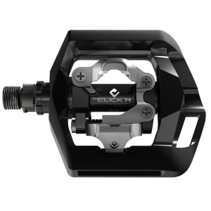 Shimano - pedale bicicleta MTB PD-T421, cu catadioptrii si placute SM-SH56 - negru - Img 4