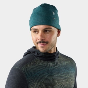 Smartwool - caciula - Thermal Merino Reversible Cuffed Beanie - Dark Teal Heather - OS