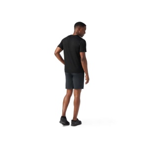 Smartwool - tricou merino - Merino Short Sleeve Tee Boxed - Negru - Img 2