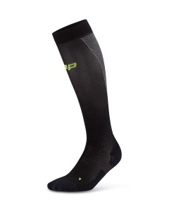 Șosete compresie înalte CEP Run Ultralight 4.0 - negru | gri | alergare
