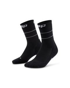 Șosete compresie mid cut CEP Pro Run Reflective 2.0 - negru | pentru alergare - Img 3