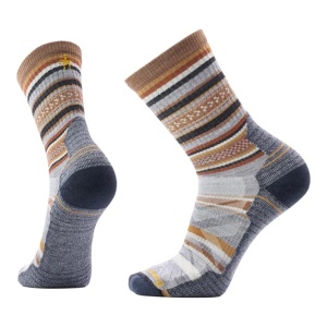 Sosete Drumetie Barbati Smartwool Hike Panorama Crew Light Gray
