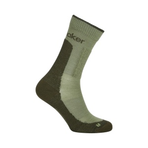 Sosete Drumetie Femei Icebreaker Merino Hike+ Medium Crew Green