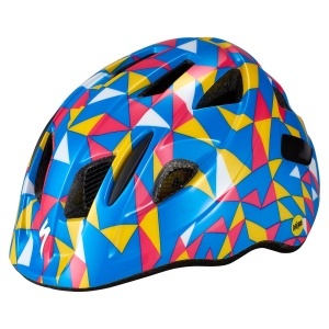 Specialized - casca ciclism copii Mio Toddler MIPS (1.5 – 4 ani) - albastru galben model geometric - Img 2