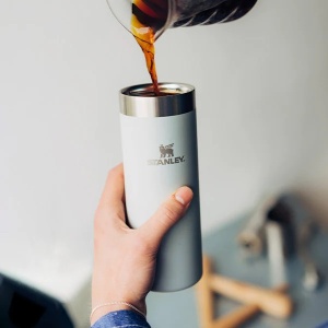Stanley - termos mic calatorie The Aerolight Transit Mug - roz deschis cuart - 470 ml - Img 12