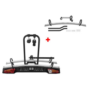 Suport biciclete Menabo Merak Rapid Plus pentru 3 biciclete cu prindere pe carligul de remorcare - Img 5
