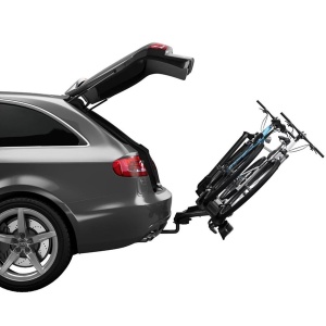 Suport pentru 2 biciclete, Thule VeloCompact 924003, cu prindere pe carligul de remorcare, 13 pini - Img 4