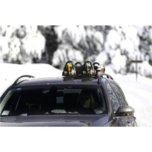 Suport schi Menabo Himalaya cu prindere magnetica, 2 perechi ski + bete - Img 20