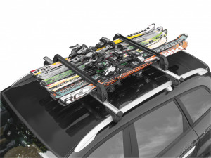 Suport schi snowboard Menabo Silver Ice BLACK pe bare transversale, 6 perechi ski / 4 snowboard - Img 7