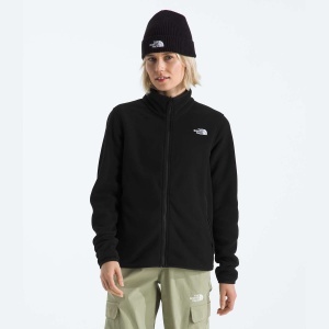 The North Face - polar femei - Glacier Fleece Jacket - Black - XS - Img 3