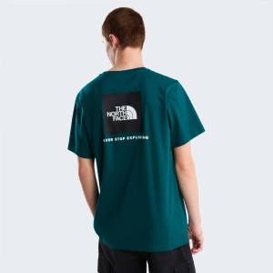 The North Face - tricou - Evolution Box NSE Regular Tee - Black | White - L - Img 8