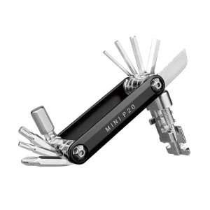 Topeak - set chei bicicleta Mini P20 multitool - negru argintiu - Img 5