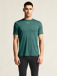 Tricou alergare Craft ADV Essence SS Tee 2 - verde | poliester reciclat - Img 2
