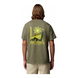 Tricou Barbati Columbia Parsons Point™ Logo T-Shirt Green - Img 6