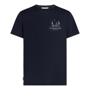 Tricou Barbati Icebreaker Merino 150 Tech Lite Peaceful Pass Bleumarin - Img 6