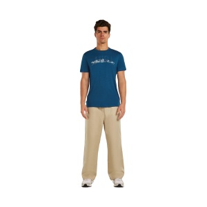 Tricou Barbati Icebreaker Merino 150 Tech Lite The Peaks Albastru - Img 3
