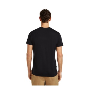 Tricou Barbati Icebreaker Merino Blend 125 Cool-Lite™ Sphere Across the Peaks Negru - Img 2
