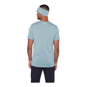 Tricou Barbati Mammut Tree Wool FL Albastru - Img 3
