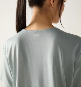 Tricou crop Haglöfs L.I.M Delta Crop Tee damă - verde - Img 12