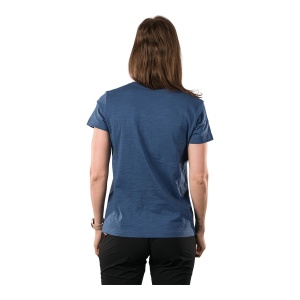 Tricou Femei Northfinder Hiking From Organic Cotton Guadalupe Bluenights - Img 2