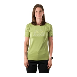 Tricou Femei Northfinder Soft Material Bamboo Blend Base Layer Ivana Macawgreen - Img 3