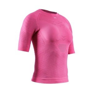 Tricou Femei X-BIONIC Effektor Neo Pink-X White - Img 2