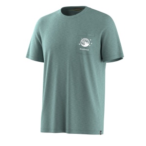Tricou Merino bărbați Smartwool Peak Pints - turcoaz Dusty Teal - Img 3