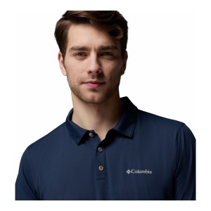 Tricou Polo Barbati Columbia Tech Trail™ Utility Navy - Img 4