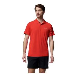 Tricou Polo Barbati Columbia Tech Trail™ Utility Polo Red