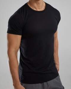 Tricou tehnic TYR Unisex Lightweight Ultrasoft Tech - negru | confortabil - Img 5