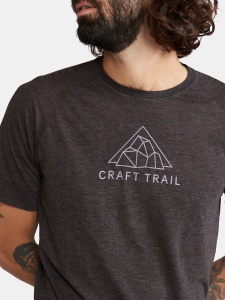 Tricou trail Craft ADV Trail Wool SS Tee - negru | lână reciclată - Img 5