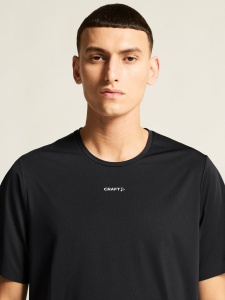 Tricou trail Craft Pro Trail SS Tee 2 - negru | poliester reciclat - Img 4