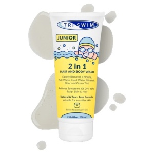 Triswim - 2 in 1 junior - sampon si gel de dus - sweet persimmon - 200ml - Img 1