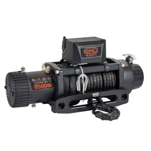 Troliu electric auto EMD Winch 8500lbs (3856kg), 12V, cablu sintetic, 24m, raport 150:1 - Img 4