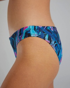 TYR - costum inot dama tip bikini - slip - Durafast Elite Classic Bikini Bottom Marmaris - Blue | Pink - L - Img 6