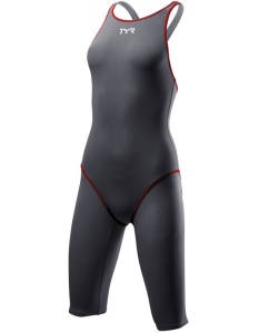 TYR Costum tehnic Thresher Open Back gri-rosu
