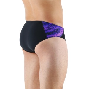 TYR - Slip inot pentru barbati Cadence racer brief - negru mov - Img 5
