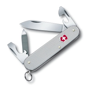 Victorinox - briceag Cadet Alox, 9 functii - argintiu