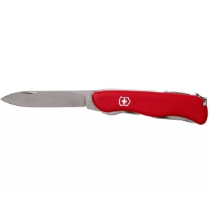 Victorinox - briceag mic Forester, 12 functii - argintiu rosu - Img 12