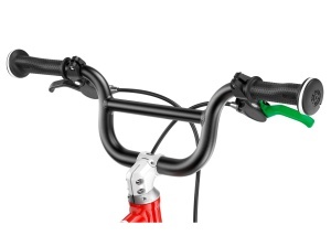 Woom - bicicleta copii 16" Woom 3 AUTOMAGIC, varsta recomandata 4-6 ani (105-120cm) - 6 kg - rosu intens alb - Img 8