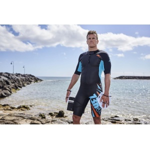 Z3R0D - costum neopren unisex swimrun SWR START wetsuit - negru albastru - Img 12