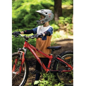 Abus - casca ciclism copii Youdrop FF (acoperire integrala) helmet - verde salvie - Img 6