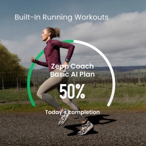 Amazfit Cheetah 2 Pro, ceas smartwatch alergare GPS dual-band, carcasa titan - Titanium 48mm - Img 7