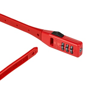 Antifurt Cablu KRYPTONITE Click Lock - 10mm/45cm - Red - Img 3